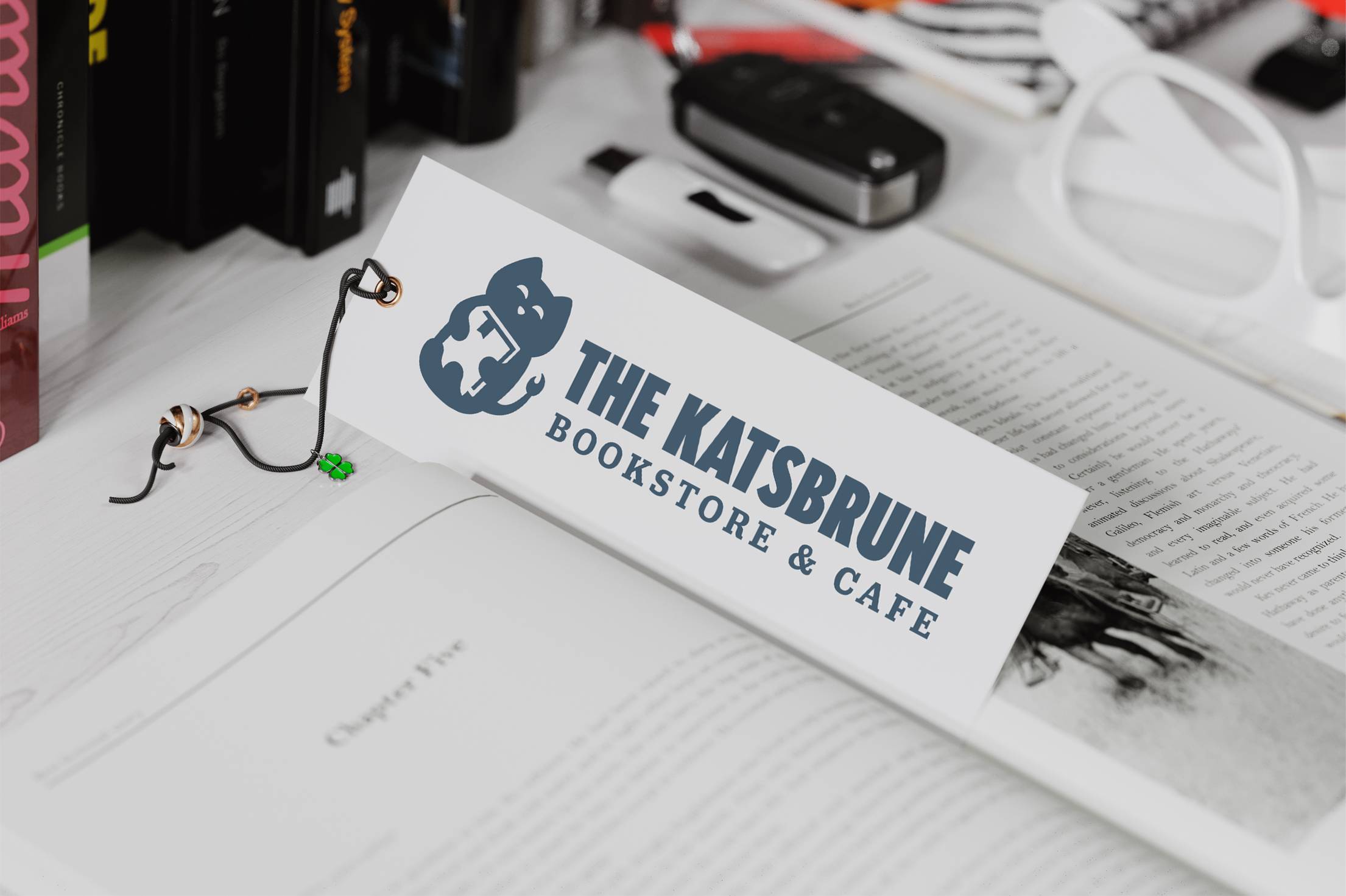 Katsbrune Bookmark Mockup